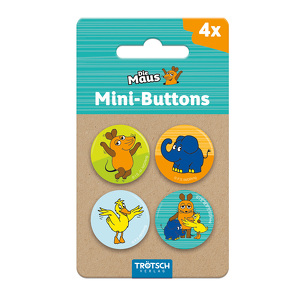 Trötsch Die Maus Mini-Buttons 4er Set von Trötsch Verlag