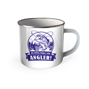 Trötsch Emaille Becher die beste Männer sind Angler von Trötsch Verlag GmbH & Co. KG