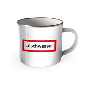 Trötsch Emaille Becher Feuerwehr Tasse Löschwasser von Trötsch Verlag GmbH & Co. KG