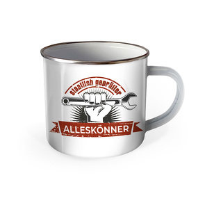 Trötsch Emaille Becher Handwerker Tasse Staatlich geprüfter Alleskönner von Trötsch Verlag GmbH & Co. KG