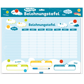 Trötsch Magnetische Belohnungstafel Magnettafel mit Stift und Magneten von Trötsch Verlag GmbH & Co. KG