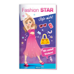 Trötsch Malbuch Stickermalbuch Fashion-Star Filmstar von Trötsch Verlag