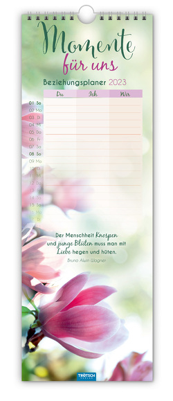 Trötsch Maxi-Streifenkalender Momente für uns 2023 von Trötsch Verlag GmbH & Co. KG