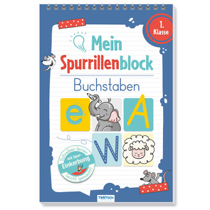 Trötsch Mein Spurrillenblock Buchstaben Übungsbuch von Trötsch Verlag GmbH & Co. KG