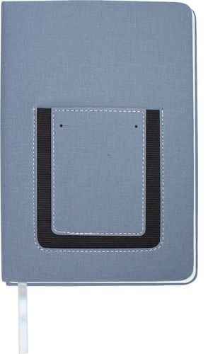 Trötsch Notizbuch mit Tasche Grau