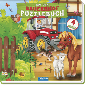 Trötsch Puzzlebuch mit 4 Puzzle Bauernhof von Trötsch Verlag GmbH & Co. KG