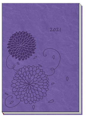 Trötsch Taschenkalender 2021 A6 Blumen
