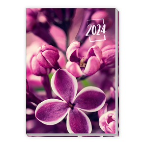 Trötsch Taschenkalender A6 Flowers 2024 von Trötsch Verlag GmbH & Co. KG