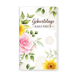 Trötsch Taschenkalender Geburtstagskalender Blumen von Trötsch Verlag GmbH & Co. KG
