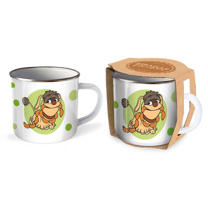 Trötsch Unser Sandmännchen Emaille Becher Tasse Moppi von Trötsch Verlag