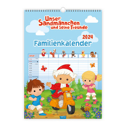 Trötsch Unser Sandmännchen XL-Familienplaner Familienkalender Unser Sandmännchen und seine Freunde 2024 von Trötsch Verlag GmbH & Co. KG