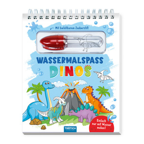 Trötsch Wassermalspaß mit Zauberstift Dinosaurier von Trötsch Verlag