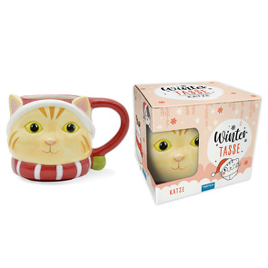 Trötsch Wintertasse Katze klein von Trötsch Verlag GmbH & Co. KG