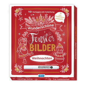 Trötsch Wunderschöne Fensterbilder mit Kreidemarker Mappe mit Vorlagen und Kreidemarker Weihnachten von Trötsch Verlag GmbH & Co. KG