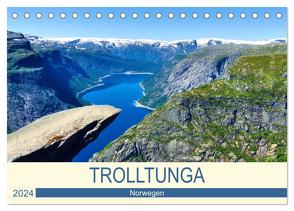 Trolltunga (Tischkalender 2024 DIN A5 quer), CALVENDO Monatskalender von Berger,  Andreas