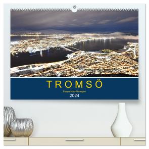 Tromsö, eisiges Nord-Norwegen (hochwertiger Premium Wandkalender 2024 DIN A2 quer), Kunstdruck in Hochglanz von Styppa,  Robert