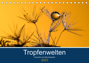 Tropfenwelten; Faszination der Makrofotografie (Tischkalender 2023 DIN A5 quer) von Jachalke,  Doris
