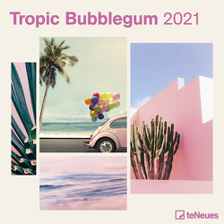 Tropic Bubblegum 2021 – Wand-Kalender – Broschüren-Kalender – 30×30 – 30×60 geöffnet