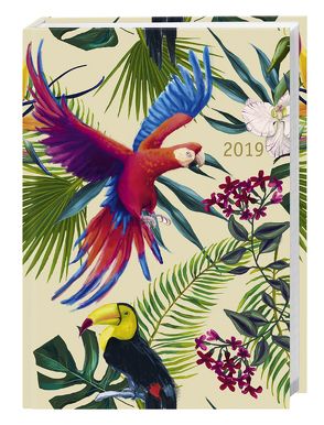 Tropical Birds Kalenderbuch A6 – Kalender 2019 von Heye