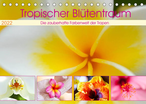 Tropischer Blütentraum (Tischkalender 2022 DIN A5 quer) von Travelpixx.com