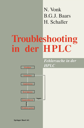 Troubleshooting in the HPLC von Baars, Schaller, VONK