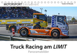Truck Racing am LIMIT – Panoramabilder (Tischkalender 2023 DIN A5 quer) von Wilczek & Michael Schweinle,  Dieter