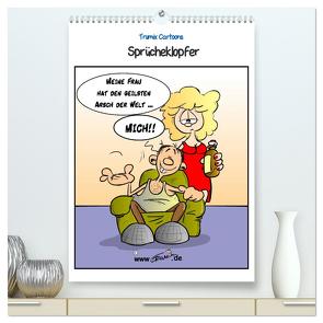 Trumix Cartoons – Sprücheklopfer (hochwertiger Premium Wandkalender 2024 DIN A2 hoch), Kunstdruck in Hochglanz von Trumix,  Trumix