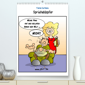 Trumix Cartoons – Sprücheklopfer (Premium, hochwertiger DIN A2 Wandkalender 2023, Kunstdruck in Hochglanz) von Trumix