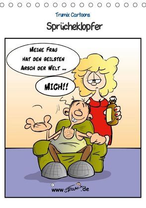 Trumix Cartoons – Sprücheklopfer (Tischkalender 2018 DIN A5 hoch) von Trumix