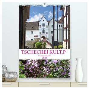 TSCHECHEI KULT.P (hochwertiger Premium Wandkalender 2024 DIN A2 hoch), Kunstdruck in Hochglanz von Vier,  Bettina