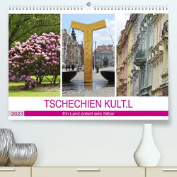 TSCHECHIEN KULT.L (Premium, hochwertiger DIN A2 Wandkalender 2023, Kunstdruck in Hochglanz) von Vier,  Bettina