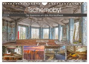 Tschernobyl – Die Sperrzone um das Atomkraftwerk (Wandkalender 2024 DIN A4 quer), CALVENDO Monatskalender von Hackstein,  Bettina