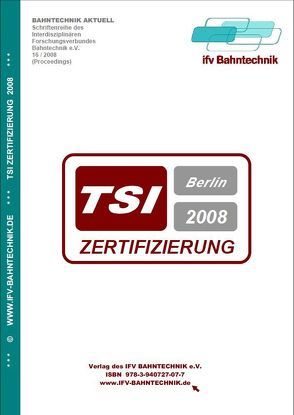 TSI Zertifizierung 2008 von Schulz,  Eckhard