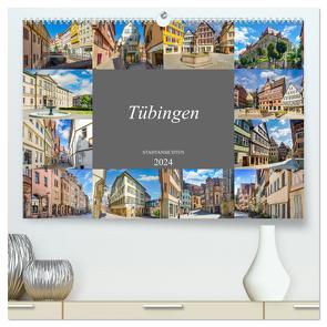 Tübingen Stadtansichten (hochwertiger Premium Wandkalender 2024 DIN A2 quer), Kunstdruck in Hochglanz von Meutzner,  Dirk