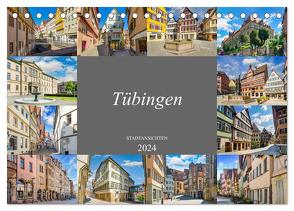 Tübingen Stadtansichten (Tischkalender 2024 DIN A5 quer), CALVENDO Monatskalender von Meutzner,  Dirk