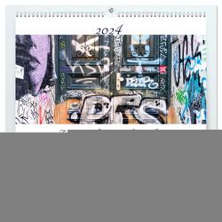 Türen im Schanzenviertel Hamburg (hochwertiger Premium Wandkalender 2024 DIN A2 quer), Kunstdruck in Hochglanz von Schönleiter,  Kai