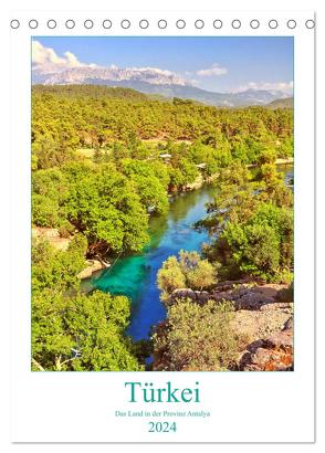 Türkei – Das Land in der Provinz Antalya (Tischkalender 2024 DIN A5 hoch), CALVENDO Monatskalender von Hackstein,  Bettina