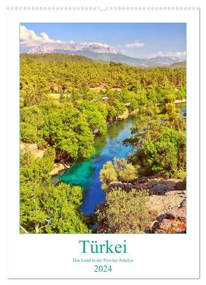Türkei – Das Land in der Provinz Antalya (Wandkalender 2024 DIN A2 hoch), CALVENDO Monatskalender von Hackstein,  Bettina