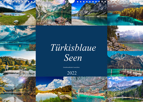 Türkisblaue Seen (Wandkalender 2022 DIN A3 quer) von Goldbach,  Alexandra