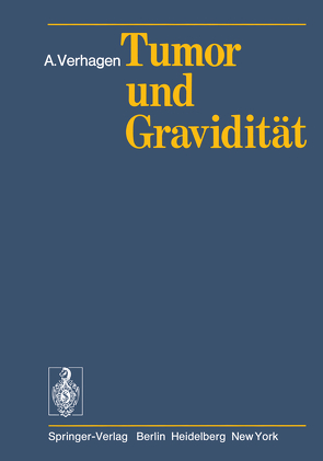 Tumor und Gravidität von Verhagen,  A.