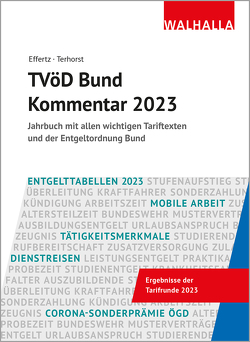 TVöD Bund Kommentar 2023 von Effertz,  Jörg, Terhorst,  Andreas