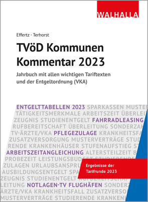 TVöD Kommunen Kommentar 2023 von Effertz,  Jörg, Terhorst,  Andreas