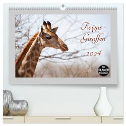 Twigas – Giraffen (hochwertiger Premium Wandkalender 2024 DIN A2 quer), Kunstdruck in Hochglanz von und Holger Karius,  Kirsten