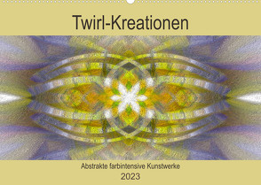 Twirl-Kreationen – Abstrakte farbintensive Kunstwerke (Wandkalender 2023 DIN A2 quer) von Di Chito,  Ursula
