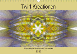 Twirl-Kreationen – Abstrakte farbintensive Kunstwerke (Wandkalender 2023 DIN A3 quer) von Di Chito,  Ursula