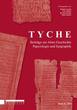 Tyche – Band 31 von Corsten,  Thomas, Mitthof,  Fritz, Palme,  Bernhard, Taeuber,  Hans