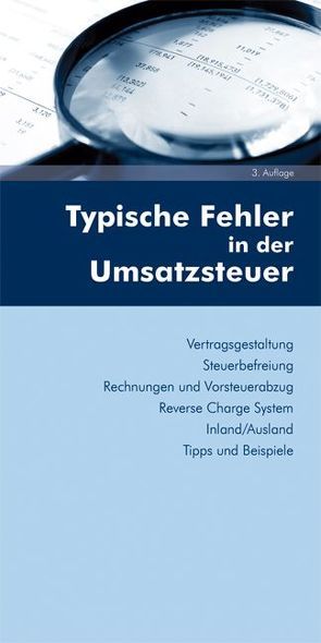 Typische Fehler in der Umsatzsteuer von Gaedke,  Gerhard, Weinzierl,  Christine