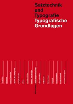 Typografische Grundlagen von Sommer,  Martin