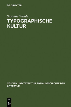 Typographische Kultur von Wehde,  Susanne