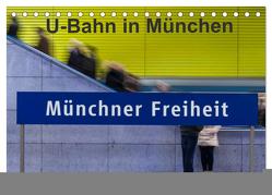 U-Bahn in München (Tischkalender 2024 DIN A5 quer), CALVENDO Monatskalender von Faltin,  Klaus